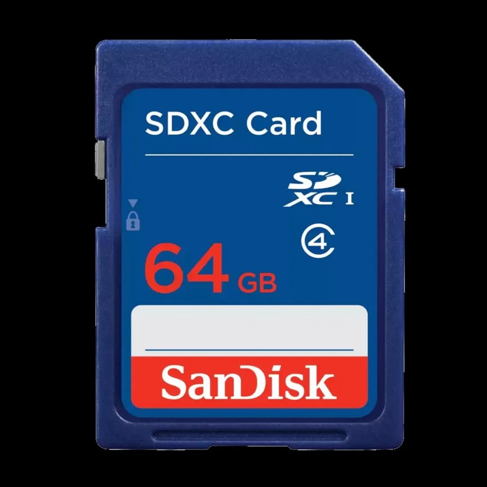 SanDisk 64 GB card fash memory cameras laptops USB phones